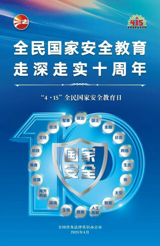 415全民国家安全教育日 | 全民国家安全教育，走深走实十周年