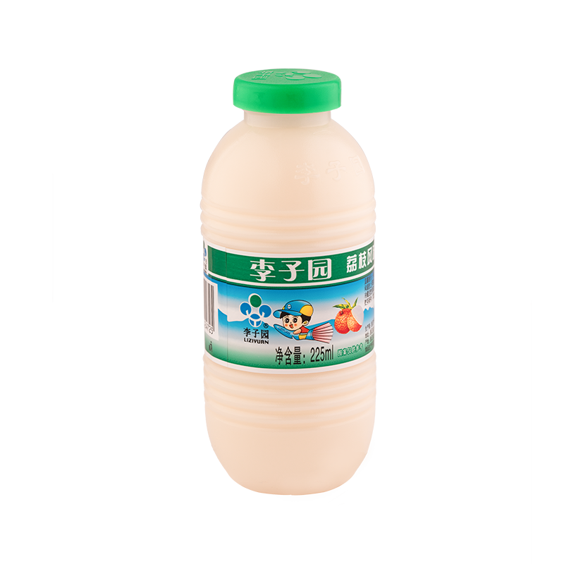荔枝风味乳饮料，单瓶净含量225ml